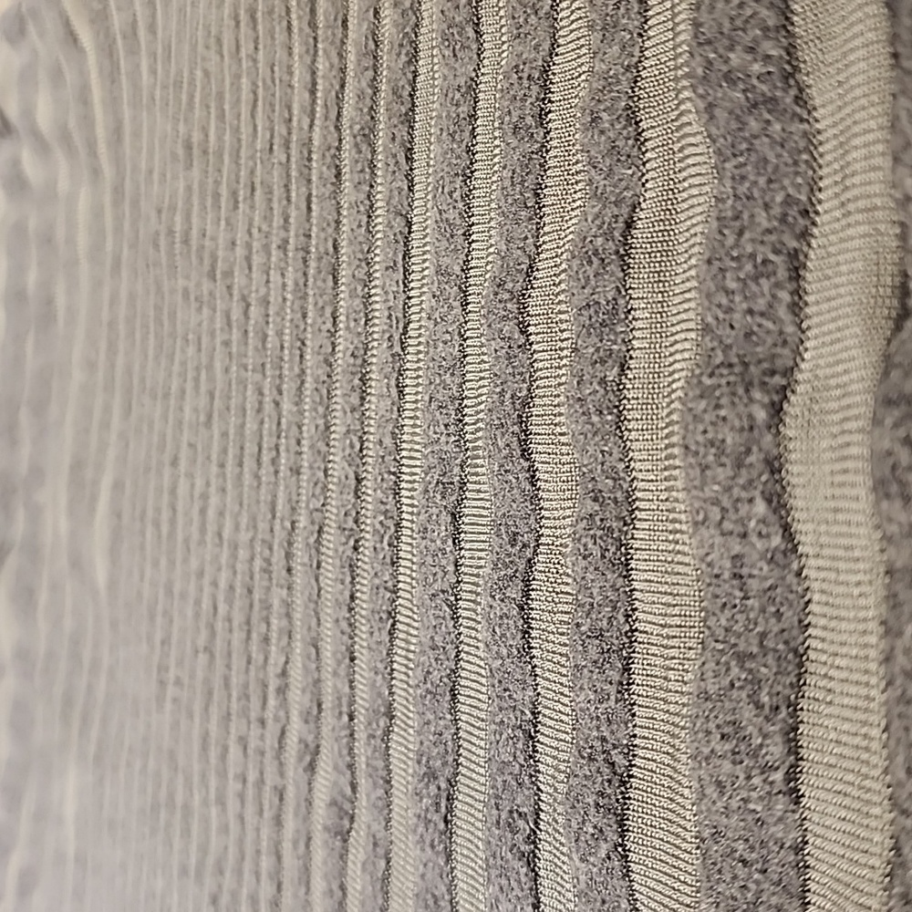 Alexander Wang Bodycon Skirt Engineered Stripe Grey XS - Picture 3 of 9